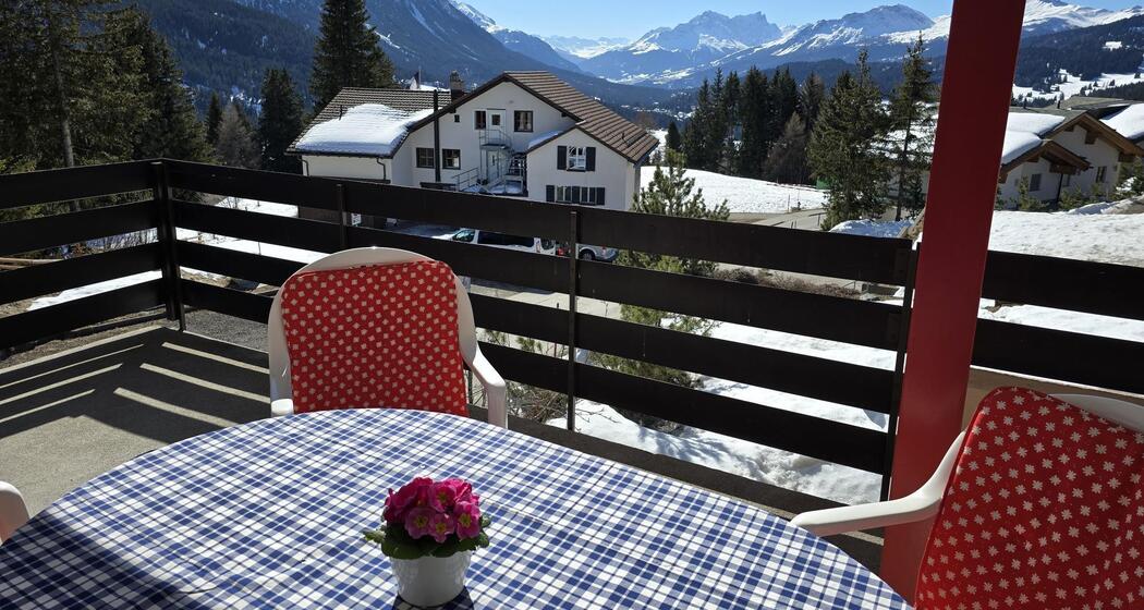 Blick von der Terrasse Richtung Süden