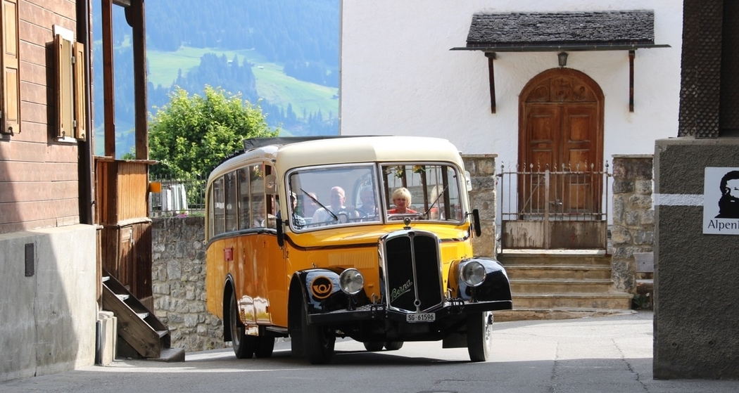 Nostalgiepostauto dorf tschiertschen tvtp 01
