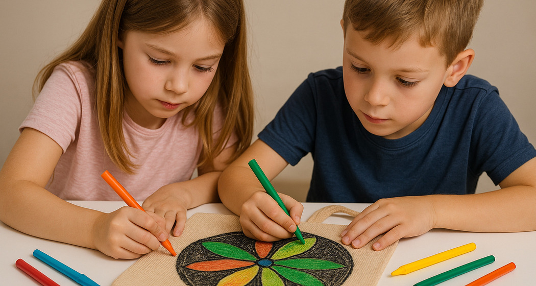 Kreativ-Morgen für Kinder: Sgrafits auf Jutebeuteln (gdl_871379906_image)