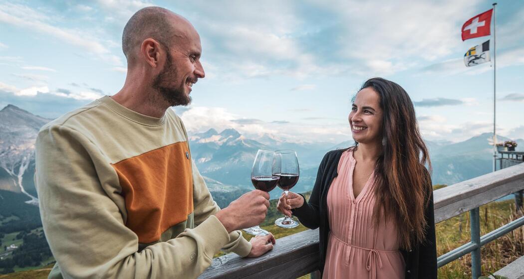 Apèro auf dem Piz Scalottas