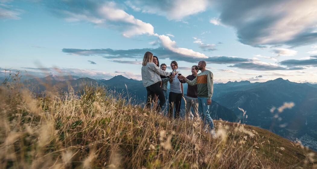 Sonnenuntergang auf dem Piz Scalottas