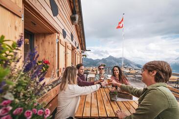 1. August auf dem Piz Scalottas