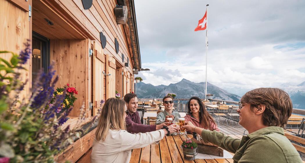 1. August auf dem Piz Scalottas