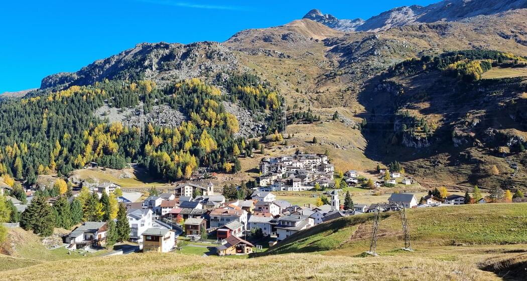 Bivio Aussicht Herbst