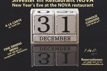 New Year's Eve at Restaurant Nova | Hotel Bellevue Flims (gdl_905800240_image)