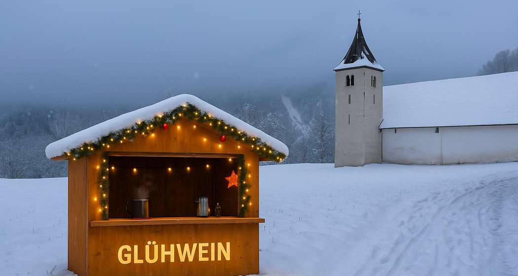 Pop-up Glühwein-Häuschen bei der Kapelle Sontga Gada (gdl_907140371_image)