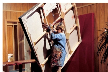 Kunstgespräch mit Klodin Erb. Im Rahmen der Ausstellung Im Atelier (gdl_911622642_image)