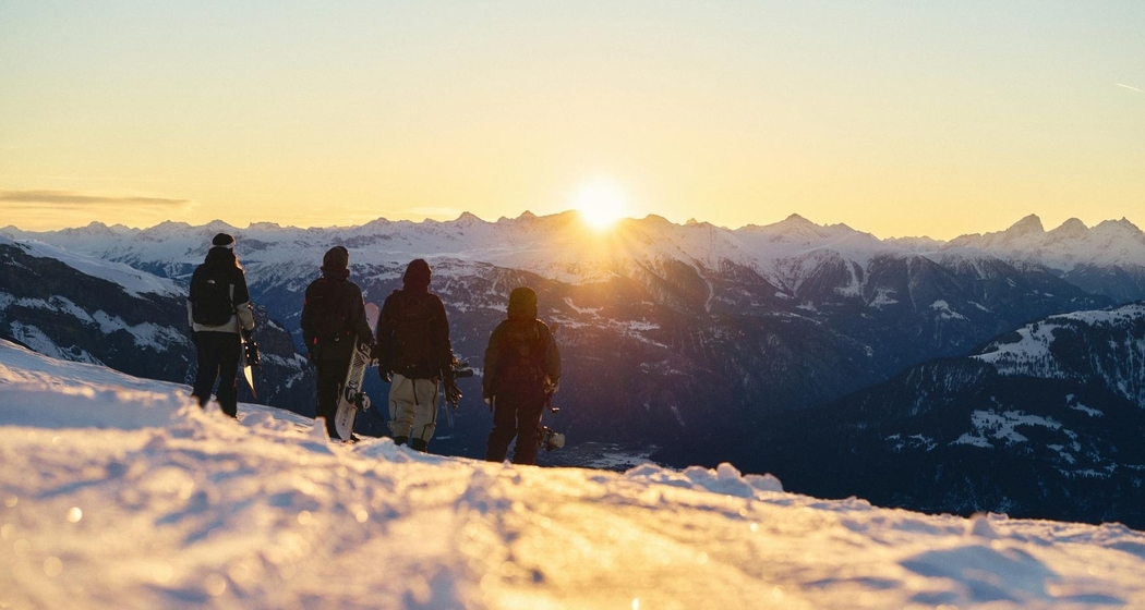 LAAX Early Bird Skiing - La Siala (gdl_912575543_image)