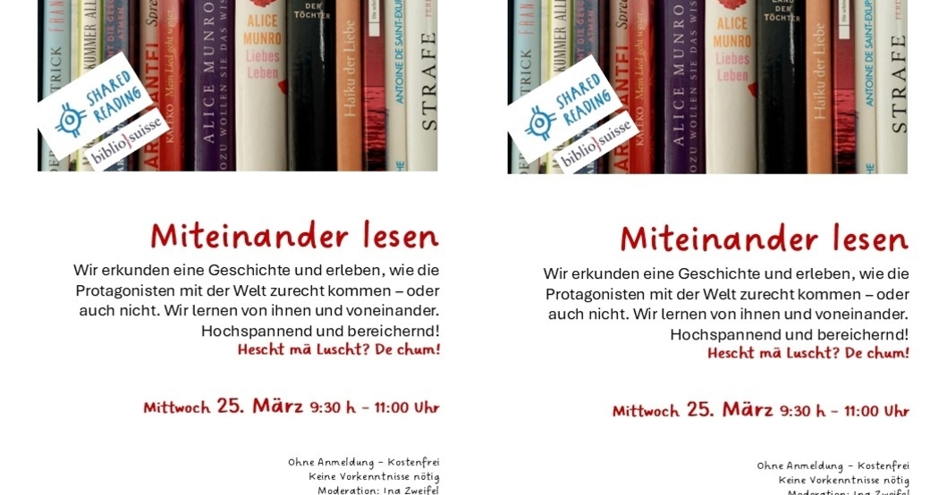 Miteinander lesen "shared reading" in Küblis (gdl_921337966_image)