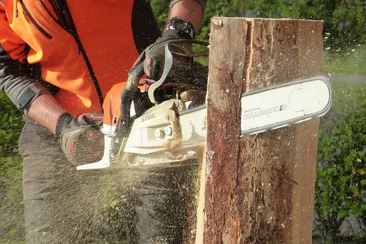 Live-Holzschnitzen und Präsentation Outdoor-Bekleidung von "Brumm" (gdl_923895023_image)