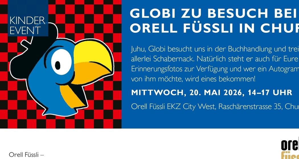 GLOBI ZU BESUCH BEI ORELL FÜSSLI IM CITY WEST (gdl_925783286_image)