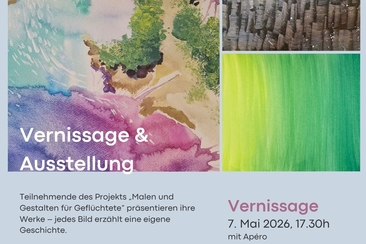 Vernissage und Ausstellung – Malen und Gestalten für Geflüchtete (gdl_926336092_image)