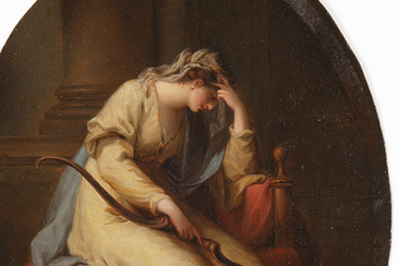 Kunst am Mittag A. Kauffmanns "Penelope trauert über dem Bogen des Odysseus" (gdl_926460604_image)