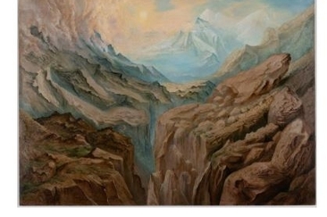 Kunst am Mittag zum Gemälde "Am Julierpass" von Otto Dix (gdl_932897315_image)