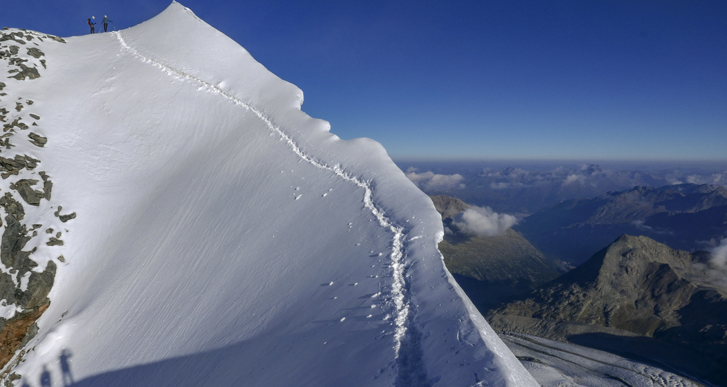 Piz Palü 3899 m Ostgrat zum Ostgipfel