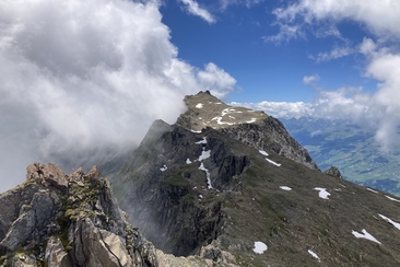 Blick zum Piz Fess