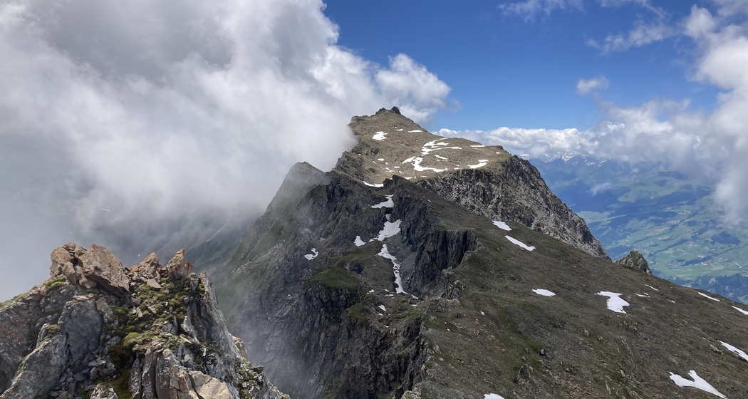 Blick zum Piz Fess