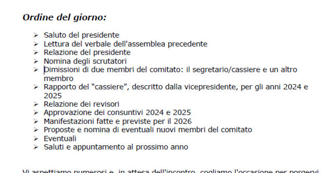 Convocazione