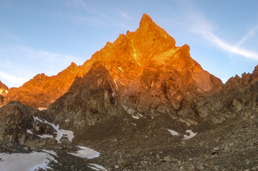 Piz Kesch über die Nadel 1394
