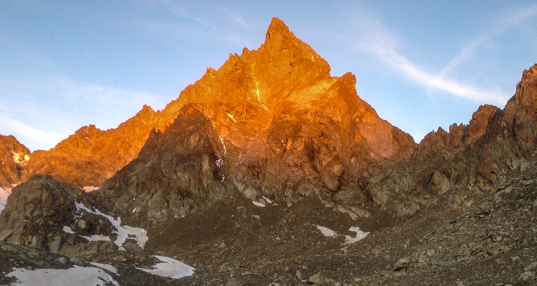 Piz Kesch über die Nadel 1394