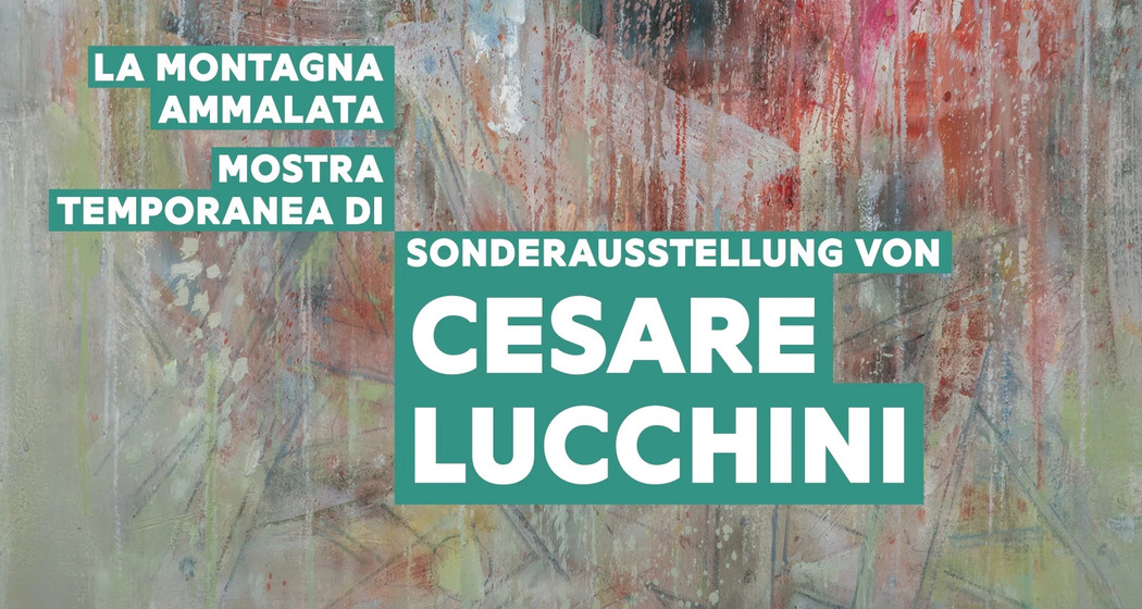 Plakat zur Sonderausstellung «Der kranke Berg – La montagna ammalata» im Museum Engiadinais.
