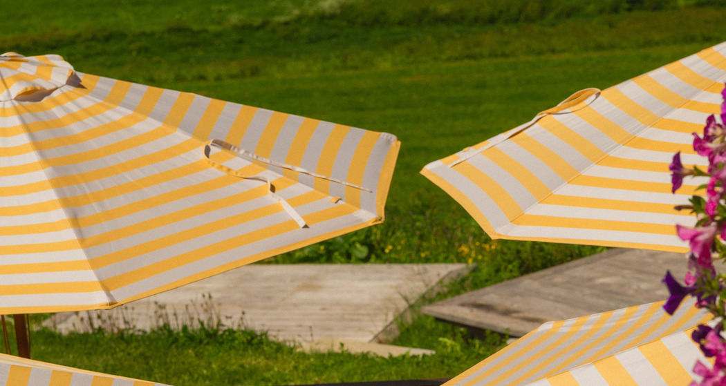 Sommerstimmung im Pavillon des Grand Hotel Kronenhof