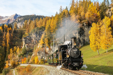 Dampfzug «Heidi» im Albulatal