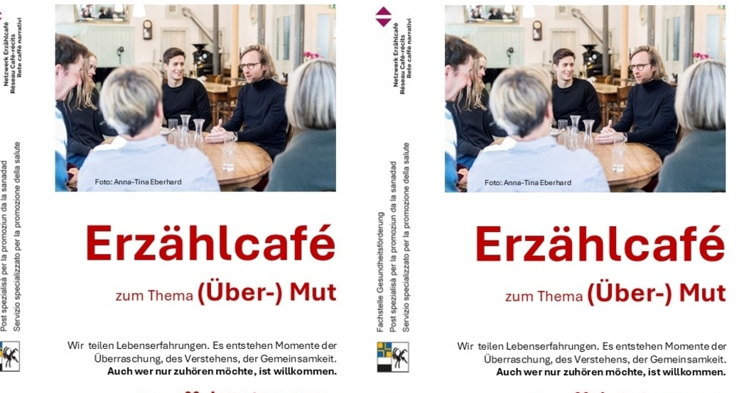 2026 08 26 Erzählcafé (Über) Mut Flyer
