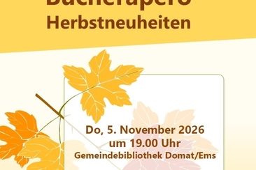 Plakat Bücherapéro 2026