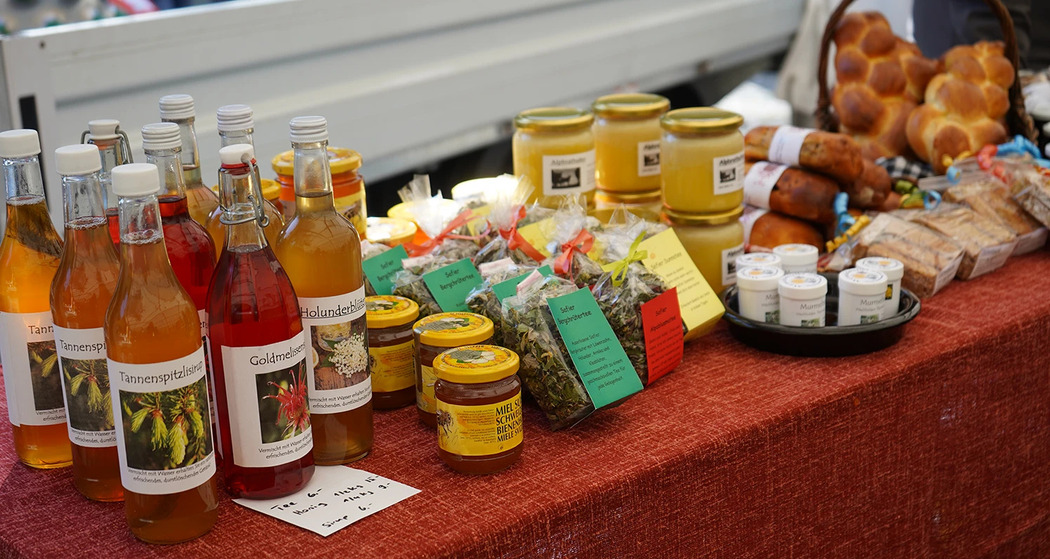 Handgemachte Produkte am Thaler Markt in Thalkirch