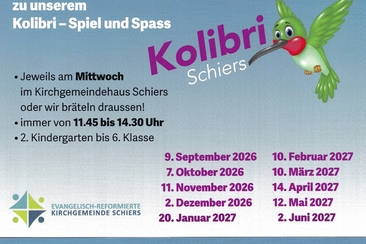 Kolibri Infoseiten weniger Pixel