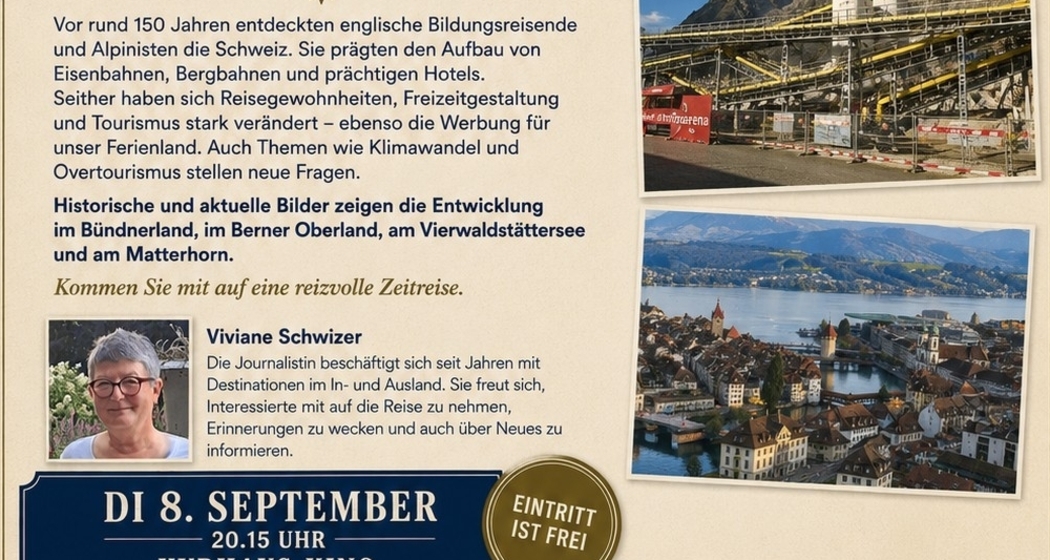 26 09 08 Bildvortrag Vivian Schwizer Von Gipfeln und Gästen