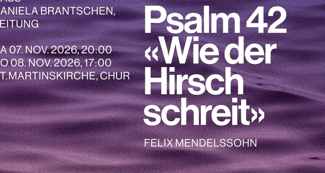 Handzettel Plakat mit Vorverkauf 2026