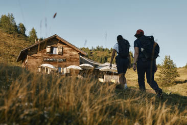 Skihütte Feldis Herbst Wandern