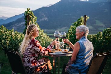 Dining at the Altes Torkel in Jenins © Heidiland Tourismus