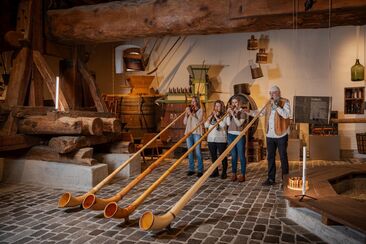 Alphorn Workshop Gruppe © Dreich Media