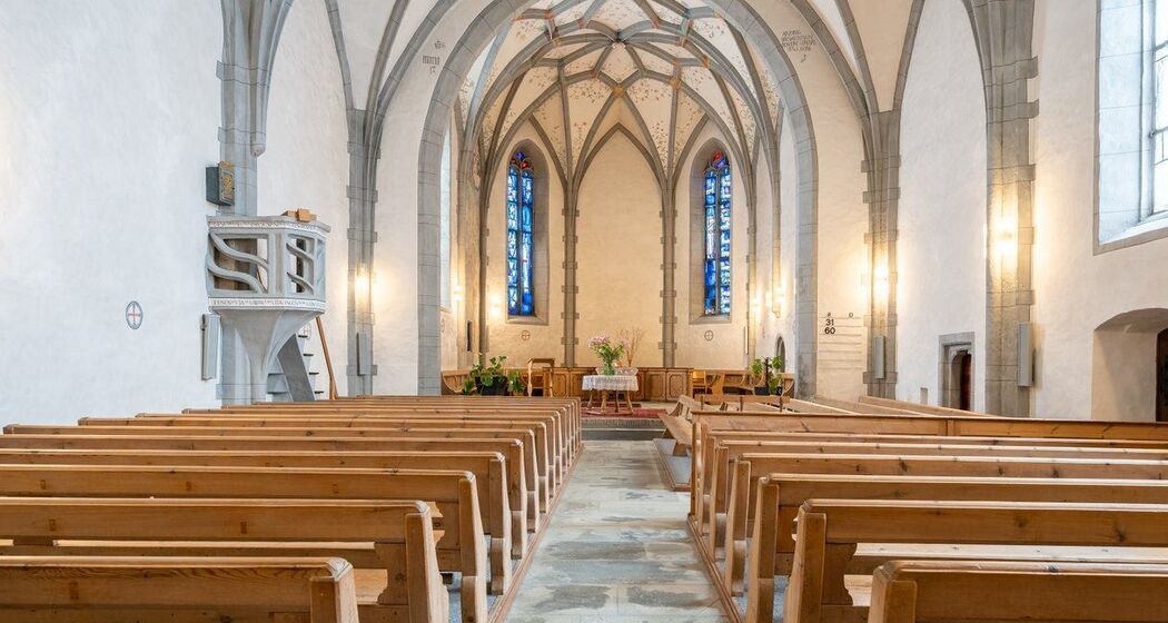Winterbild Kirche © Andrea Badrutt