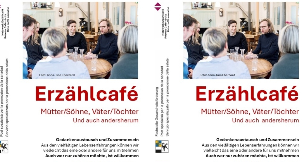 2026 10 28 Erzählcafé Mütter Söhne Väter Töchter Flyer