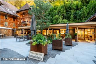Entrée du restaurant Au