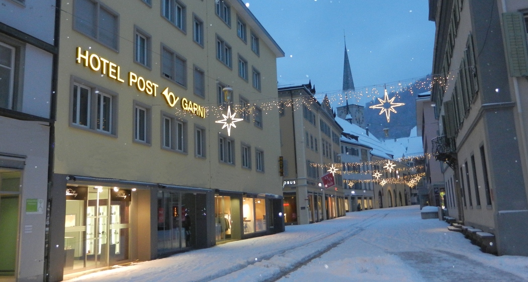 Hotel Post im Winter
