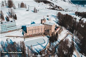 Winterbild Hotel Castell