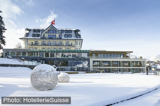 Hotel im Winter