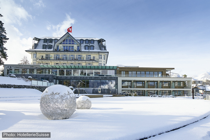 Hotel im Winter
