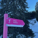 Wegweiser Seeben und Chrüz