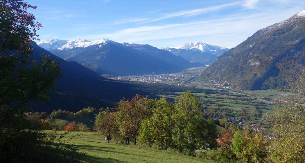 Ausblick aufs Rheintal