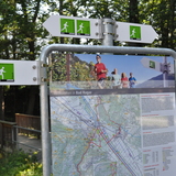 Infopoint beim Freibad Giessenpark