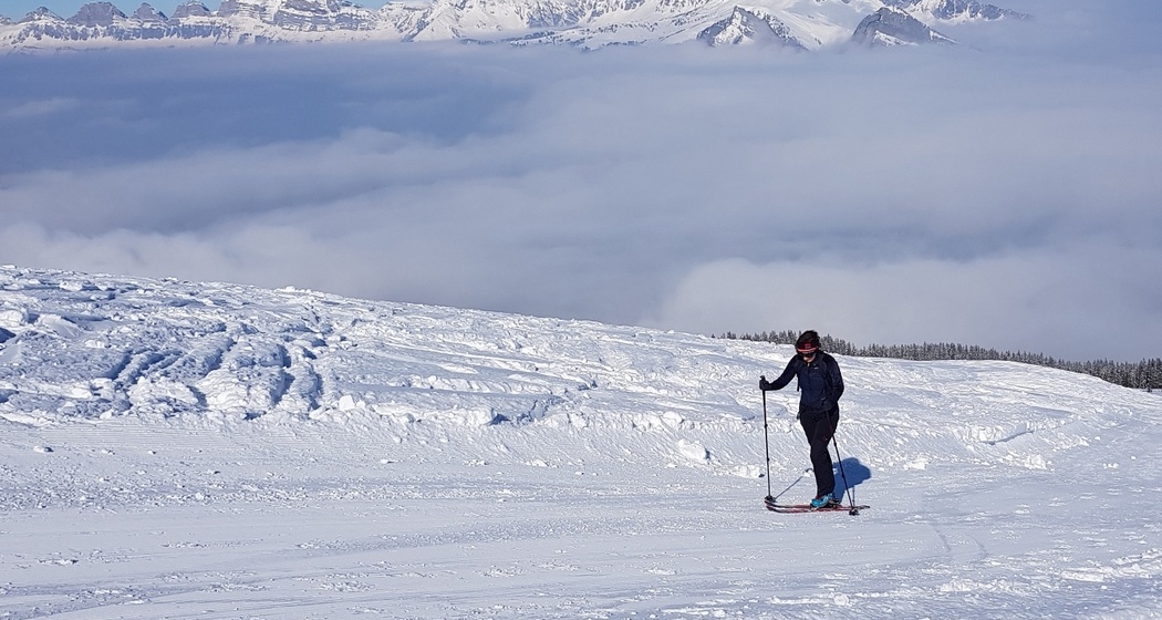 Skitouren über dem Nebelmeer