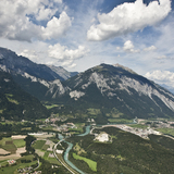 Aussicht über Reichenau-Tamins