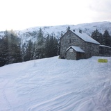 Lagerhaus Zürihus mit Ragazer Seite in Hintergrund