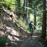 Flowiger Trail zurück in die Stadt Chur